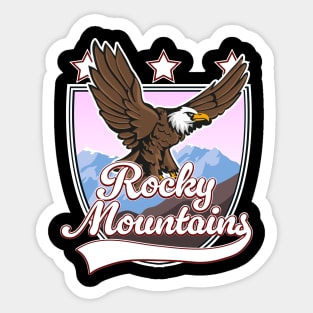 Rocky Mountains logo Sticker